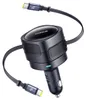 Baseus Enjoyment Max Autoladegerät mit Usb-C+Usb-C Kabeln Produktbild-Vorschau 1