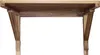 The underside of a wooden wall-mounted folding table. Produktbild-Vorschau