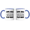 Cool Kids Play Chess Tasse Blau Schachspieler Schachbrett Produktbild-Vorschau 3