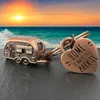 LANOLU Schlüsselanhänger Wohnwagen Geschenk, Wohnmobil Produktbild-Vorschau 7