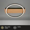 LED Deckenlampe Holz Deckenleuchte Wohnzimmer Schlafzimmer Produktbild-Vorschau 2