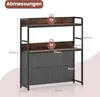 COSTWAY Scaffale da scrivania, scaffale da scrivania con Anteprima dell’immagine prodotto 3