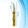SMI 2 Stück Schälmesser 16,2 cm - Gebogenes Solingen Produktbild-Vorschau 2
