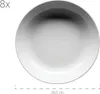 A white plate is shown from a top-down perspective, with text indicating quantity and size. Produktbild-Vorschau