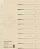 Herlitz Trennblatt     A4 Manilakarton chamois  50er Produktbild-Vorschau 2