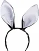 Bunny Damenkostüm-Set Hase 5-teilig weiss-schwarz - Produktbild-Vorschau 5