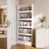 5-fache Bücherregal für hinter Tür im Wohnzimmer – Produktbild-Vorschau 1