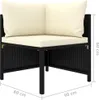 set di divani da giardino 5 pezzi con cuscini in poly Anteprima dell’immagine prodotto 14