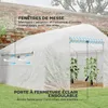 Outsunny Serre de jardin 12 m², serre tunnel de jardin 4 x Voir les images du produit 4