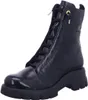 A black patent leather lace-up boot with a thick sole. Produktbild-Vorschau