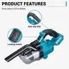 Akumulátorový ručný vysávač Drillpro 18 V s 2 akumulátormi Náhľad obrázku produktu 5