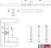 SOTECH 1 Paar (2 St.) Schubladenschienen Teilauszug Länge Produktbild-Vorschau 3