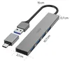 Hama USB-Hub 4 Ports, Ultra Slim, inkl. USB-C-Adapter Produktbild-Vorschau 5