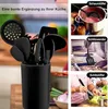 Homikit Silikon Küchenhelfer Set, 12 Stück Schwarz Produktbild-Vorschau 4