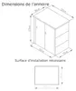 Garten-Aufbewahrungsschrank - 125 x 80 x 131 cm - Stahl - Produktbild-Vorschau 7