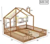 Merax Kinderbett mit Lattenrost aus Holz 90x200cm, Produktbild-Vorschau 6