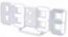 Moderne digitale 3D LED-Tisch- & Wanduhr mit Wecker, Produktbild-Vorschau 8