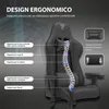 Sedia da gaming SENSE7 Spellcaster in tessuto nero-grigio - Anteprima dell’immagine prodotto 5