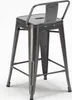 Barhocker im industrie stil aus metall mit rückenlehne Produktbild-Vorschau 10