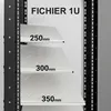 Extralink 1U 250 mm Gris Étagère Rack 19", pour Baies Voir les images du produit 4