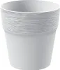 Plastik Blumentopf rund 12 cm weiß Furu Produktbild-Vorschau 3