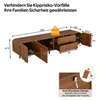 Merax TV-Schrank mit 3 Türen 2 Schubladen, TV Lowboard in Produktbild-Vorschau 14