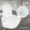 LuxeBath Spülrandloses Wand Hänge-WC mit Bidet-Funktion, Produktbild-Vorschau 6