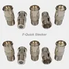 10x Quick F-Stecker Schnellstecker Sat HD Receiver PVR Produktbild-Vorschau 1