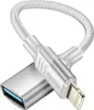 Swissten, Lightning-USB-OTG-Adapter für iPhone, Weiß Produktbild-Vorschau 1