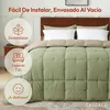 CASABEL Edredón Muy Cálido 2 Personas, 240x260cm, Verde Vista previa de la imagen del producto 7
