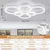LARS360 Moderne Deckenlampe 96W mit Fernbedienung - Produktbild-Vorschau 2
