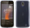 Nokia 1 Handy Silikon Schutzhülle Cover Case Transparent Produktbild-Vorschau 1