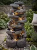 Großer Gartenbrunnen BK902 mit LED Beleuchtung Felsen Produktbild-Vorschau 5
