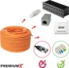 PremiumX CAT 7 Netzwerkkabel 100m LAN Kabel Simplex Produktbild-Vorschau 5