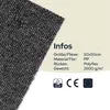 Primaflor Teppichfliese ASTRA - Creme - 50x50cm - Produktbild-Vorschau 6