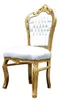 Casa Padrino Barock Esszimmer Stuhl Weiß / Gold - Möbel Produktbild-Vorschau 2