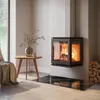 Glasbodenplatte für 120x60 cm – Kaminofen – Kaminplatte Produktbild-Vorschau 3