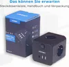 VOOMY 7-in-1 Mehrfachstecker – Steckdosenadapter 4-Fach mit Produktbild-Vorschau 8