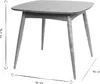 Miliboo - Design-Esstisch Esche naturell L90 BALTIK Produktbild-Vorschau 4