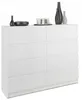 Komoda 120 cm 8 zásuvek skříňka FRAMIRE R-120-S8 bílá Náhled obrázku produktu 8