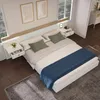 Merax Doppelbett Bettanlage 180 x 200 cm mit 2 LED Produktbild-Vorschau 3
