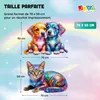 Puzzle animaux 2-en-1 – Chiens et chats, 685 et 632 pièces Voir les images du produit 4