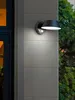 Aluminium Solar Wandleuchte Outdoor mit Bewegungsmelder Produktbild-Vorschau 2