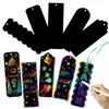 48pcs Scratch Lesezeichen mit 48 Bibbons 24 Holzstilhänge Produktbild-Vorschau 7