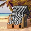 Outsunny Kosz plażowy Podwójne leżaki z daszkiem i Podgląd zdjęcia produktu 2