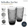 Trinkglas Ray 2er-SET Grau - 380ml Produktbild-Vorschau 3
