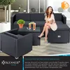 Ensemble de salon de jardin KESSER® Polyrattan Aruba – Voir les images du produit 3
