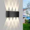 ZMH LED Wall Light Outdoor Black Up Down Warm White Anteprima dell’immagine prodotto 10