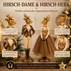 formano Hirschpaar Dekofigur 2er Set 30 cm Produktbild-Vorschau 3