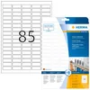 Etiketten A4 37x13 mm weiß extrem stark haftend Papier matt Produktbild-Vorschau 1